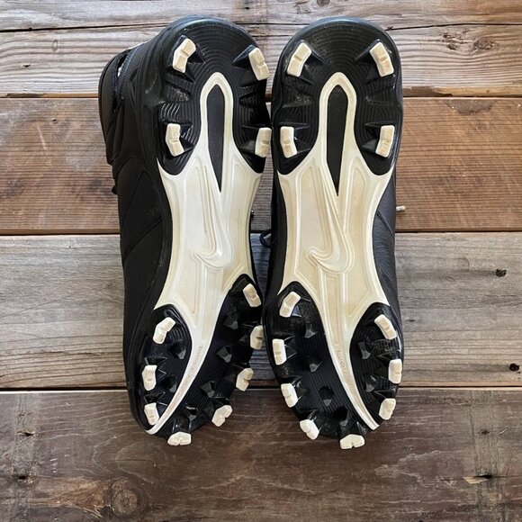 Men Nike Air Jordan 7 MCS Molded Cleats Metallic Black Baseball Cleats - Picture 8 of 8